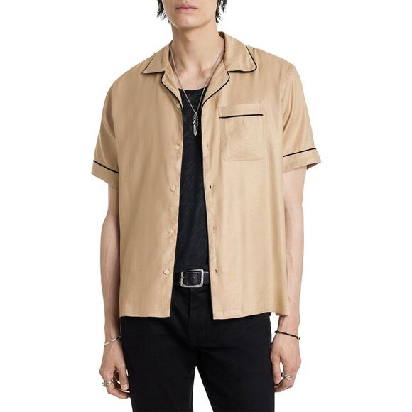 John Varvatos MensSpread Collar Shirt